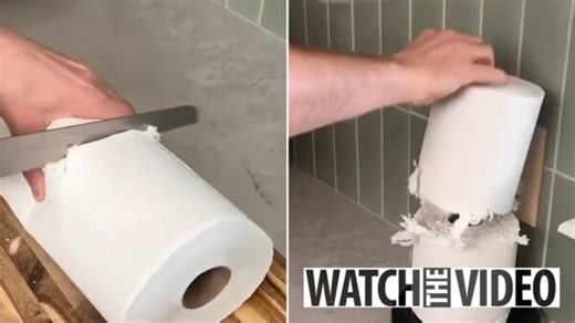 Mum shares kitchen roll hack but trolls are left in hysterics over her method