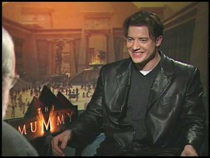 Brendan Fraser talks with Joe Leydon about "The Mummy"