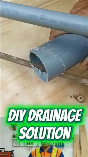 Genius DIY Drainage Hack Using Just a PVC Pipe! 💧 #short #youtubeshort