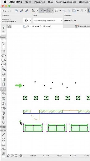Archicad tutorial | Архикад - Элементы основанные на точке | Уроки от ‪@az_archicad‬