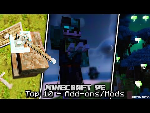 Top 10 Minecraft PE Add-ons/Mods (1.16+) - 2020 [Best MCPE Addons]