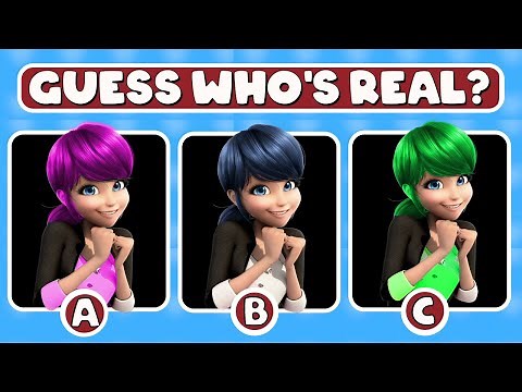 Guess The Real Miraculous Ladybug |Miraculous Ladybug Quiz|Great Quiz