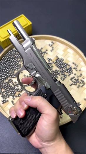 This toy gun is unbelievably fun! Watch the video to see it in action.#satisfying