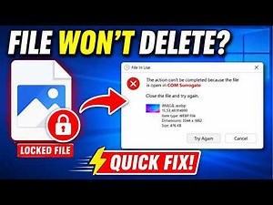 How to Delete a File Used by COM Surrogate