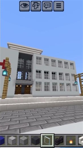 Hospital in Minecraft tutorial 🏥 #minecraft