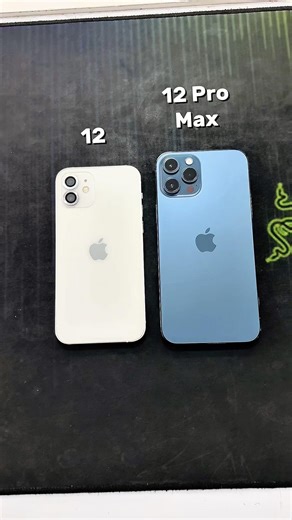 iPhone 12 Vs iPhone 12 Pro Max || Reboot Up Speed Test! #shorts