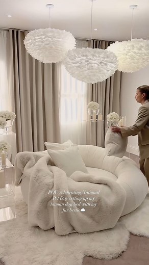 38K views · 498 reactions | JUST dropped!☁️ Cocoon yourself in comfort with the gorgeous ‘Snuggle Cream Bouclé Round Nest Sofa’ Tag or send to a friend you know who would LOVE this in their home懶 | Rowen | Facebook