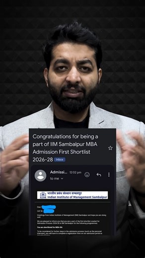 Quantifiers on Instagram: "IIM Sambalpur expression of interest out, here's what it means . . . #iimsambalpur #cat2026"