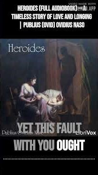 Heroides (Full Audiobook) — A Timeless Story of Love and Longing | Publius (Ovid) Ovidius Naso |...