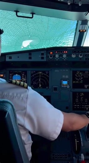 Cracked Cockpit Window at 38,000 Feet!