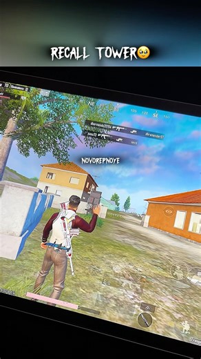 Recall Tower🥹 #bgmi #bgmishorts