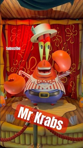 Mr. Krabs Animatronic 🎡 | SpongeBob’s Crazy Carnival Ride in Las Vegas
