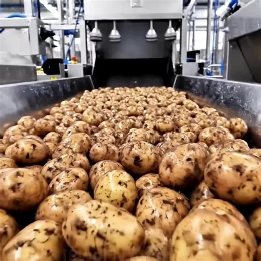 Inside the Largest U.S. Potato Factory Process