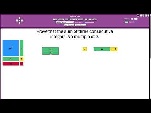 Proving that the sum of 3 consecutive integers is a multiple of 3