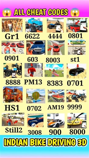 Red Hulk Cheat Code 😱 Indian Bikes Driving 3D New Update 🔥 #shortvideo#shorts