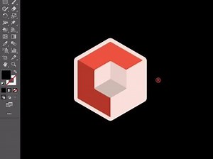 #平面设计 #logo设计 #品牌设计 凹陷立体的logo怎么设计？《胡晓波课堂：每日logo教程第6篇》