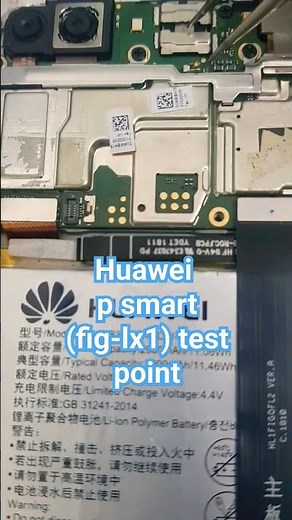 Huawei p smart (fig-lx1) test point #shortsvideo