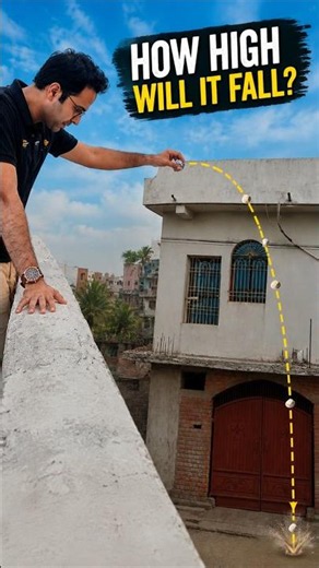Physics से घर की Height कैसे निकालें? | Equation of Motion Trick #physics #science #viral