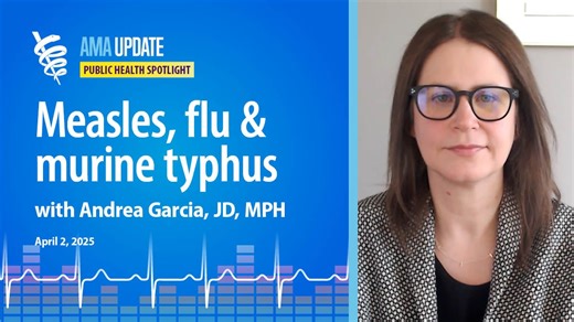 CDC measles outbreak update, MMR vaccine news, typhus disease and the end of flu season 2025