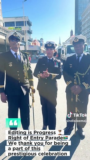Face of the South African Navy on TikTok