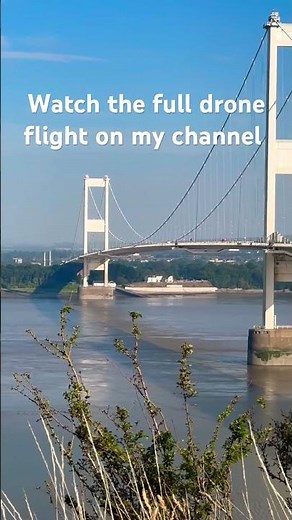The England to Wales ￼bridge #AerialView #OldSevernBridge #dj5