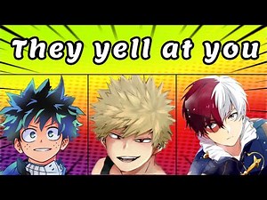 Multi-character x Listener | "Please come back" | MHA