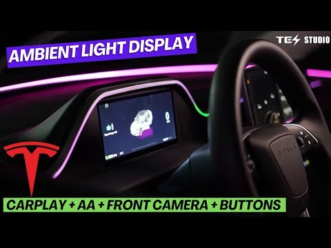 Instrument Cluster Display For Tesla Model 3 Highland (Ambient Light Carplay Bumper Camera Upgrade)