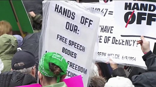 Thousands take to NYC streets for ‘Hands Off!' protest