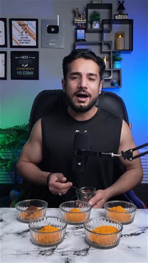 Ankush Raina | Self Improvement | Fitness on Instagram: "✅ Haldi + Coffee – Instant glow & dead skin remove ✅ Haldi + Besan – Sun tan remove & bright skin ✅ Haldi + Dahi (Curd) – Pigmentation kam & dullness fade ✅ Haldi + Rice Flour – Natural glow & smooth skin ✅ Haldi + Aloe Vera – Oil control & pimples reduction Roz chemical products nahi, natural skincare at home choose karo. Ye haldi face packs aapki skin ko deep se repair karte hain, glow badhate hain aur acne, pigmentation, tanning jaise p