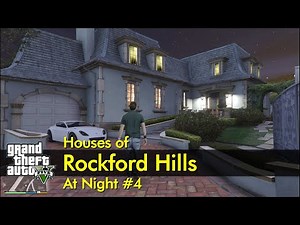 #4 - Houses of Rockford Hills at Night | The GTA V Tourist