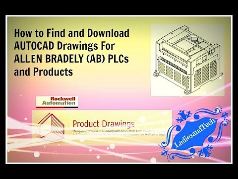 How to Find and Download AutoCad files for Allen Bradley (AB) PLCs and Products