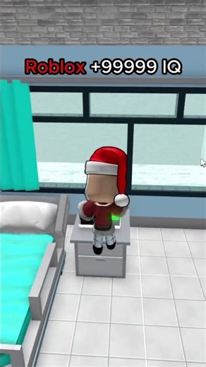 Santa 999,999 IQ escape THE HOSPITAL OBBY 🧠#roblox #shorts
