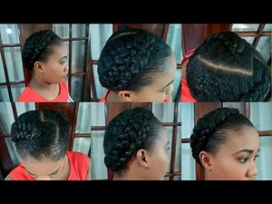 (TUTO) COMMENT FAIRE DES NATTES COLLÈES DOUBLE EN QUELQUES MINUTES / DOUBLE CORNROW BRAIDS !!!