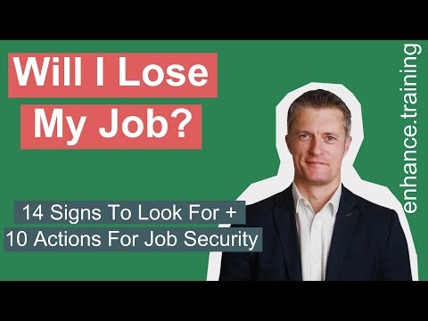 14 Signs You Are Losing Your Job + 10 Actions To Increase Job Security
