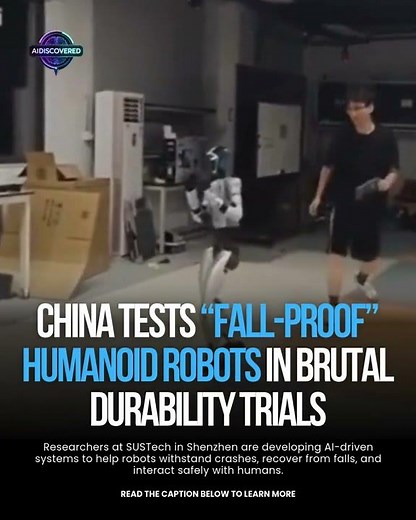 China Tests “Fall-Proof” Humanoid Robots in Brutal Durability Trials