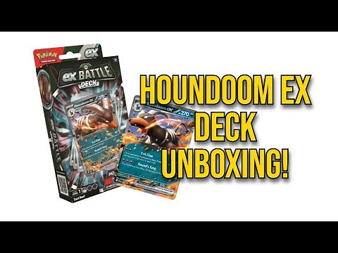 Pokémon Houndoom ex Battle Deck Unboxing & Review!