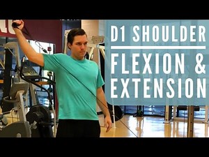 D1 Shoulder Flexion and Extension on Cable Machine