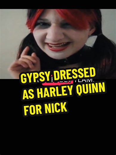 GYPSY DRESSED AS HARLEY QUINN FOR NICHOLAS GODJOHN (09/20/14 HOME VIDEO) VC: @Into the Weeds #gypsyroseblanchard #gypsyrose #gypsyroseblanchardcase #truecrime #crimetok
