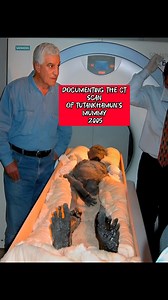 Documenting the CT Scan of Tutankhamun’s Mummy — 2005 This video is based on a real and well-documented scientific event that took place in 2005 inside the Egyptian Museum in Cairo. In that year, the mummy of King Tutankhamun underwent a full CT scan as part of an official scientific project aimed at studying the king’s health, injuries, and possible causes of death using non-invasive imaging techniques. The medical and technical supervision of the CT scan was carried out by Dr. Ashraf Selim, Pr