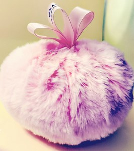 Pink Fluffy Plush Puff - Etsy Canada