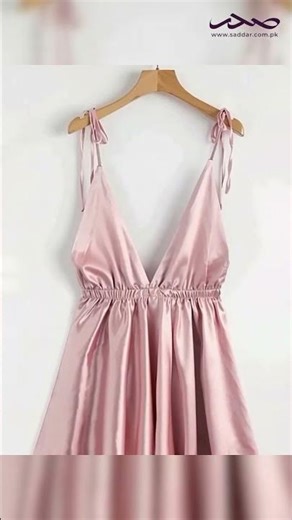 Frill Camisole Silk Nighty – Satin Elegance
