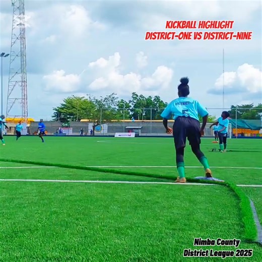 Nimba County District League: Highlight of District-One win over District-Nine in the kickball quarterfinals second-leg. District-One won 11-3 homeruns on aggregate. | Nathaniel Success Tokpah