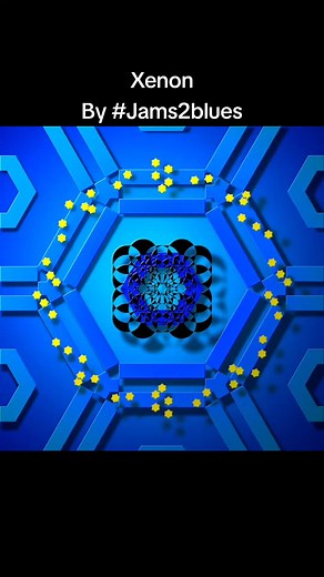 Immerse in the mystic glow of Xenon! 🌌 Element 54 of our Periodic Table of Elements series unveils a serene yet profound realm. With each animation, Jams2blues Creations transcends the ordinary, crafting optical surrealism from scratch using Adobe After Effects! #tezos #fyp #animation #3drender #trippyart #trippy #art #opticalillusion #counterchangeart #tessellation #xenon #chemistry #noblegas #periodictable