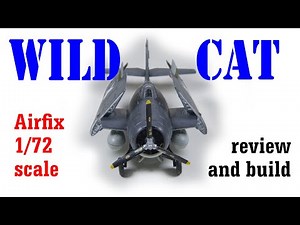 Airfix Grumman F4F-4 Wildcat 1/72 scale review and build - HD 1080p