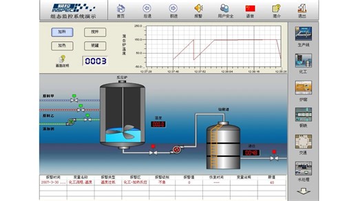 易控SCADA软件/组态软件之 精美界面赏析