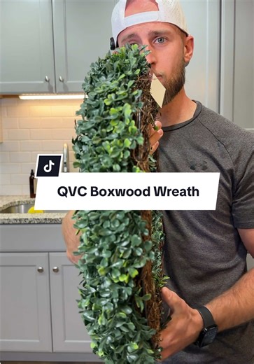 QVC Boxwood Wreath #wreaths #wreath #springdecor #porchdecor