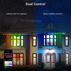 200K views · 288 reactions | "Smart Permanent Outdoor Holiday Light ️ Illuminate every day your way. Create your own patterns or choose from over 100 presets.  https://springmart247.com/led-rgb-rainbow-21 | Alicia Keys | Facebook