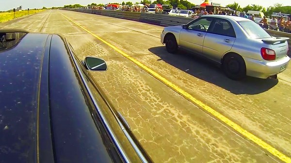 Audi S8 V10 vs Subaru Impreza WRX Drag Race Viertelmeile 1_4 Beschleunigungsrennen Acceleration 4E