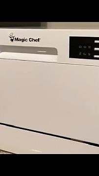 Magic Chef MCSCD6W5 Energy Star 6 Plate Kitchen Countertop Dishwasher Review