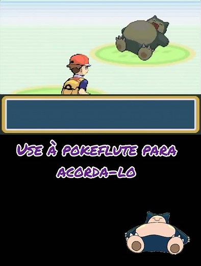 😴 Acordando/ Capturando Snorlax #1 - Vermilion - #Pokemon #FireRed #Leafgreen #GBA